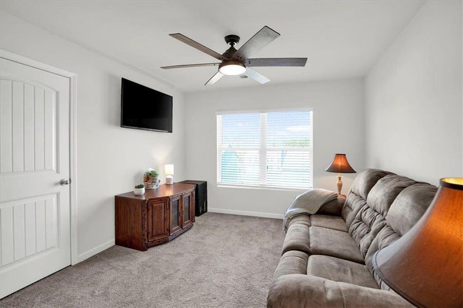 Furnished interior view inside a new home in , Dallas (Image 8).