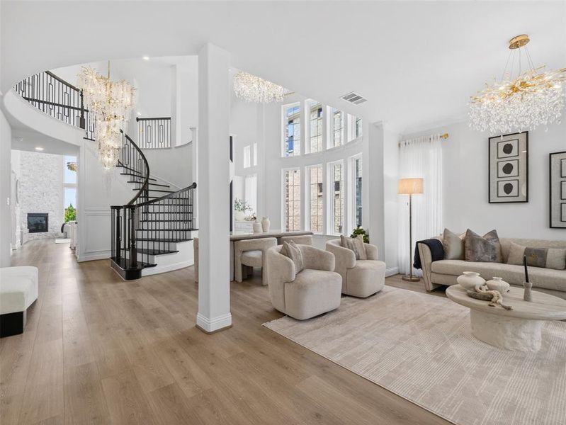 Furnished interior view inside a new home in , Wylie (Image 13).