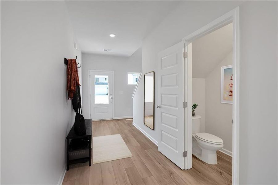 Furnished interior view inside a new home in Salacoa, Calhoun (Image 13).
