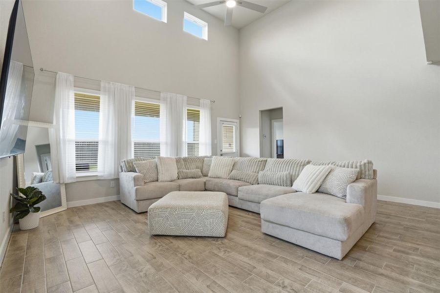 Furnished interior view inside a new home in Sheldon Ridge, Houston (Image 10).