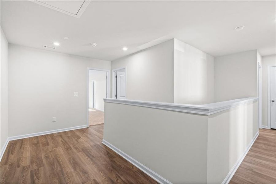 Spacious, unfurnished interior of a new home in The Village at Shallowford, Kennesaw (Image 26).