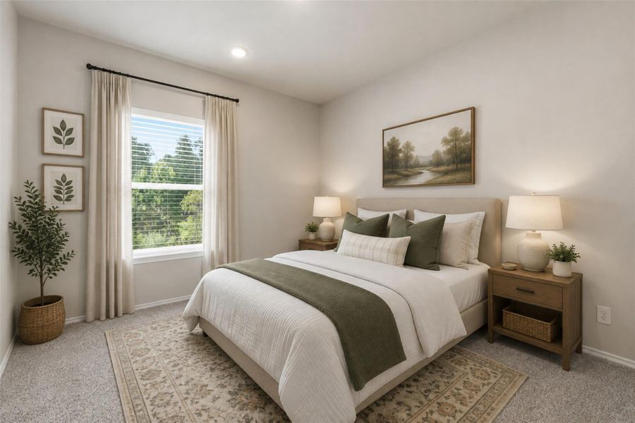 Virtually Staged - Bedroom Virtually Staged - Bedroom