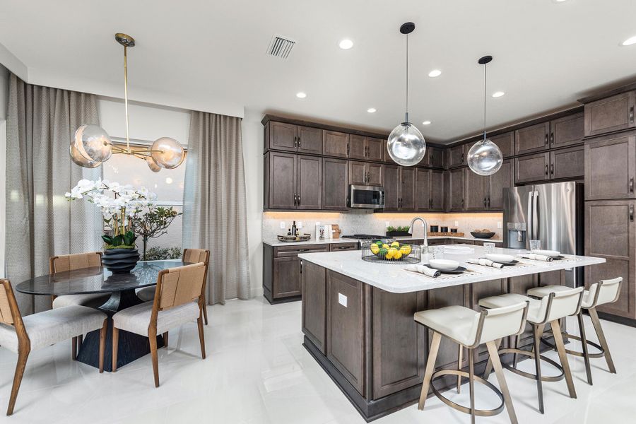 Representative furnished interior of a home built from the Claudia by GL Homes in Valencia Ridge (55+), Wesley Chapel (Image 7).