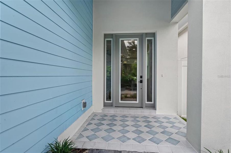 Exterior details and patio area of a home in , Sarasota (Image 3).