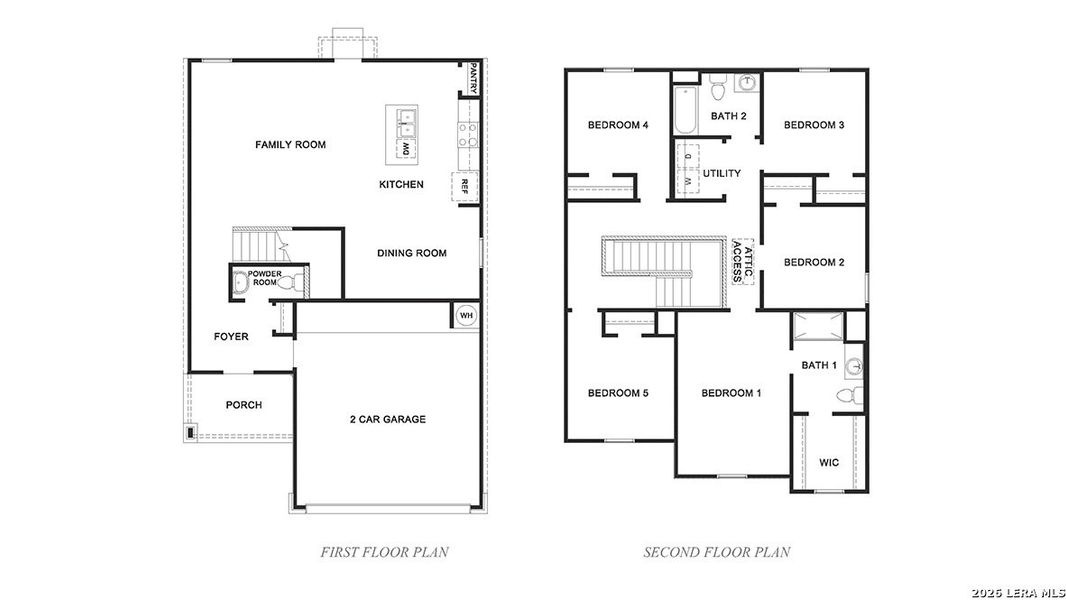 2D floor plan layout of this home in Hickory Ridge, Elmendorf, TX (Image 2). 2D floor plan layout of this home in Hickory Ridge, Elmendorf, TX (Image 2).