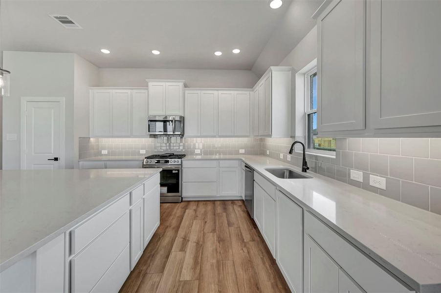 Furnished interior view inside a new home in The Grand Prairie 50’, Hockley (Image 6).