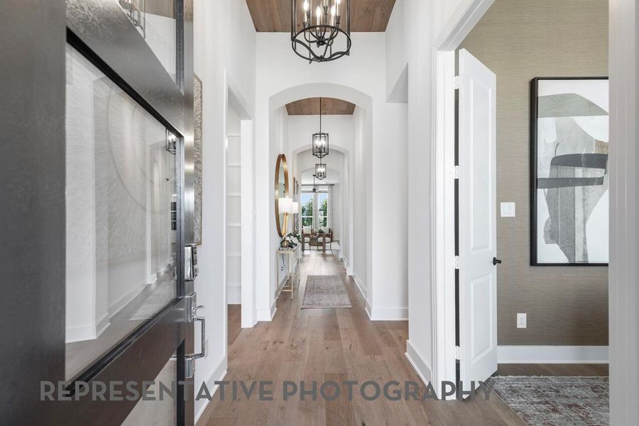 Furnished interior view inside a new home in Flora, Hutto (Image 22).