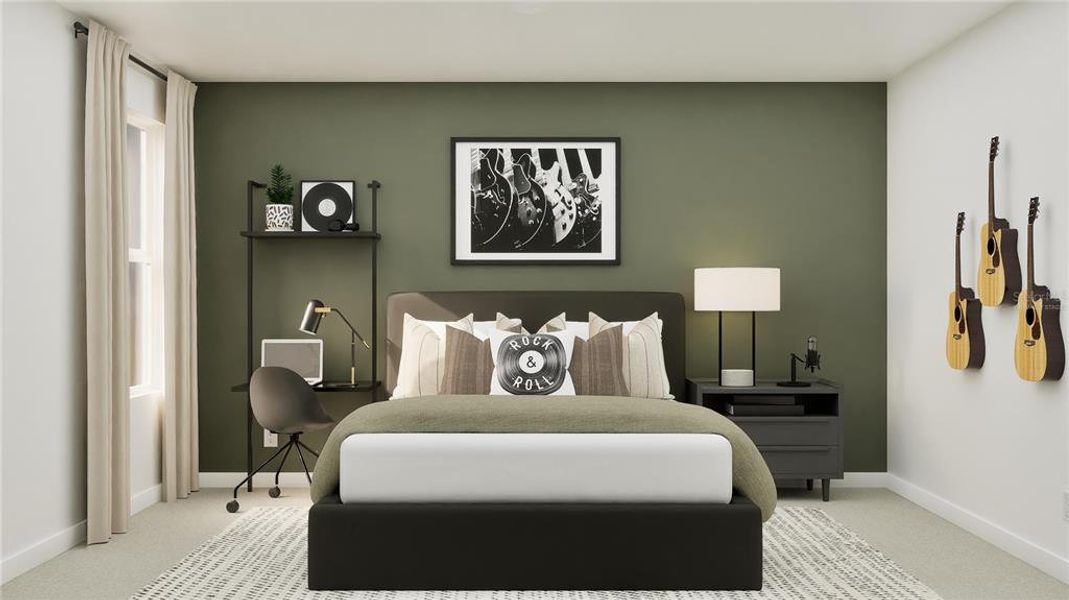 Furnished interior view inside a new home in Sugarloaf Ridge, Minneola (Image 13).