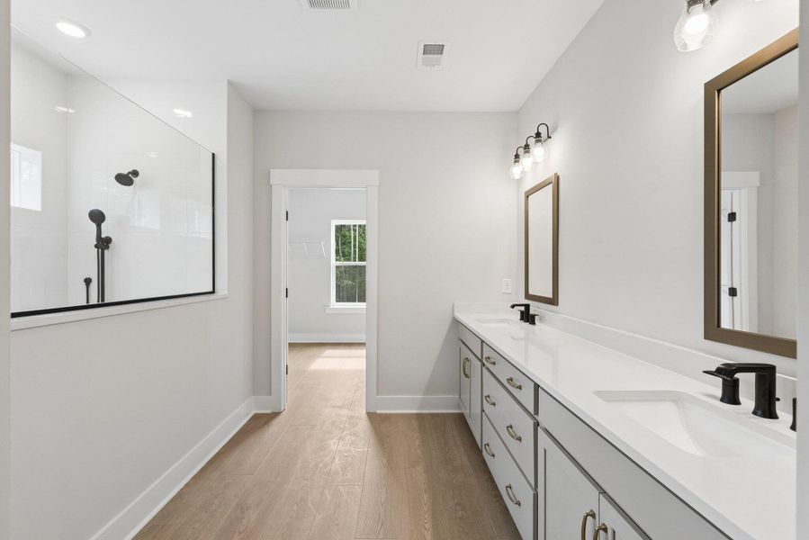Furnished interior view inside a new home in Hidden Ponds Reserve, Awendaw (Image 9).