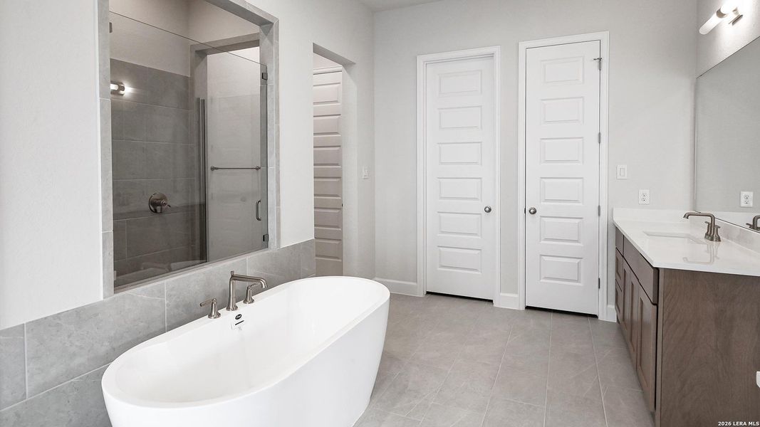 Furnished interior view inside a new home in Johnson Ranch, Bulverde (Image 15).