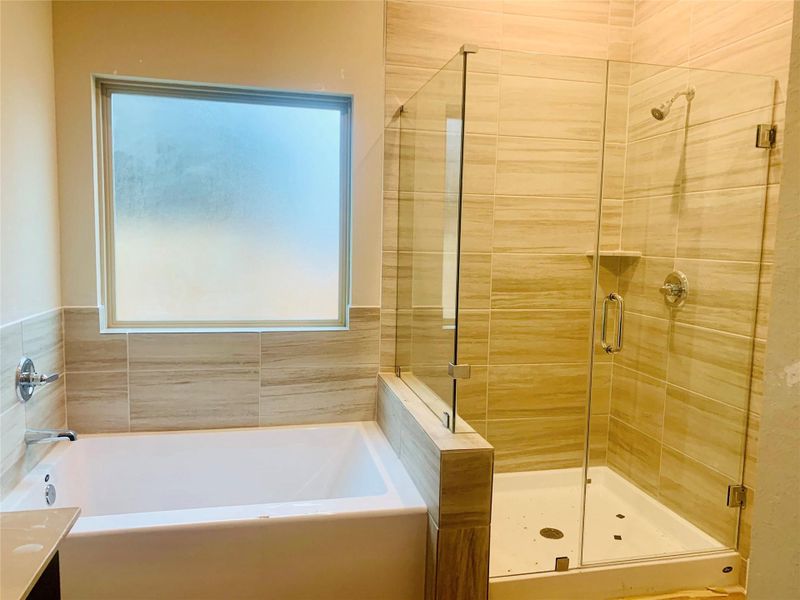 Furnished interior view inside a new home in Harrington Trails, New Caney (Image 9).