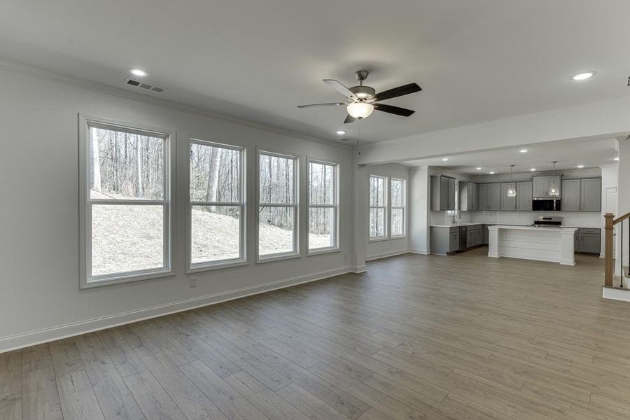 Spacious, unfurnished interior of a new home in , Commerce (Image 36).