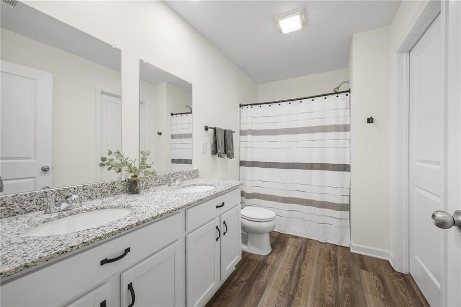 Furnished interior view inside a new home in , Lizella (Image 10).