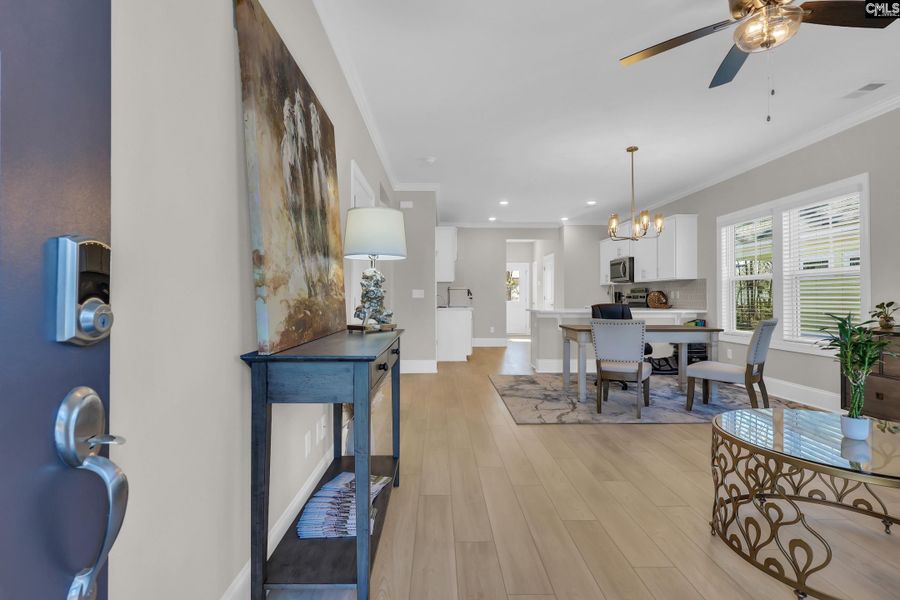 Furnished interior view inside a new home in Bickley Station, Irmo (Image 5).