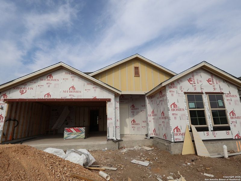 In-progress construction of a new home in Greenspoint Heights, Seguin, TX (Image 26).