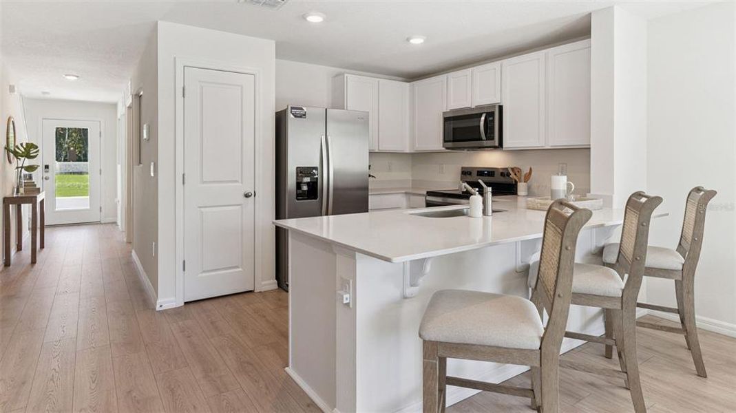 Furnished interior view inside a new home in , Daytona Beach (Image 10).