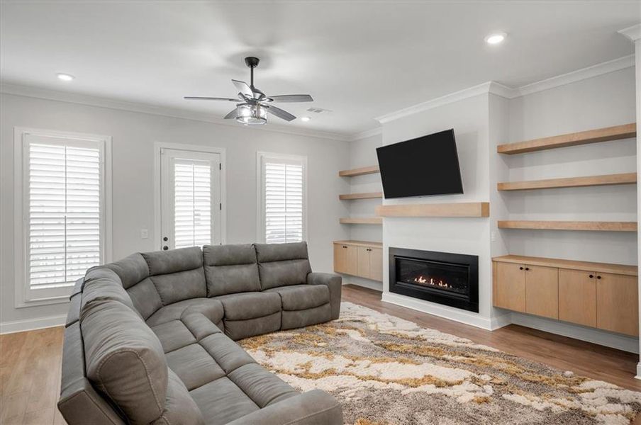 Furnished interior view inside a new home in , Cumming (Image 39).