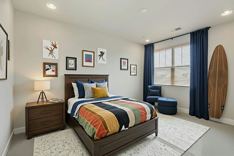 Furnished interior view inside a new home in Country Club Reserve – Fort Collins, Fort Collins (Image 14).