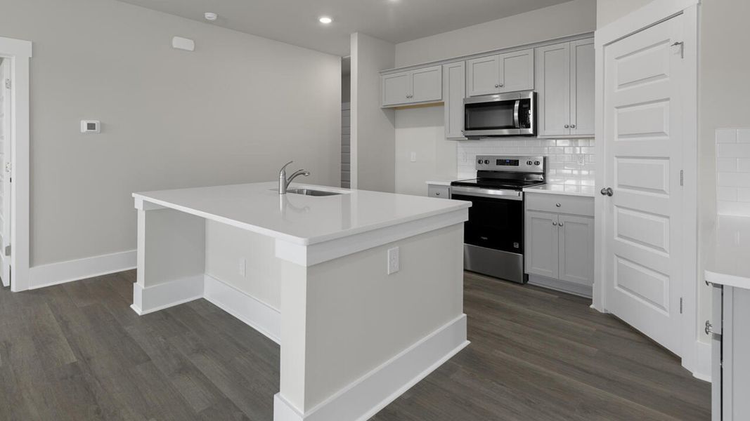 Furnished interior view inside a new home in The Cove at Indigo Preserve, Leland (Image 7).