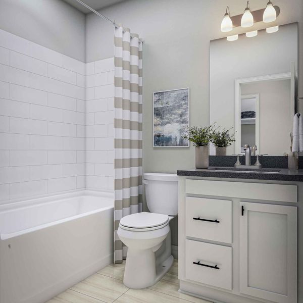 Representative furnished interior of a home built from the Kinglet by Tri Pointe Homes in Jubilee 50′, Hockley (Image 20). Representative furnished interior of a home built from the Kinglet by Tri Pointe Homes in Jubilee 50′, Hockley (Image 20).