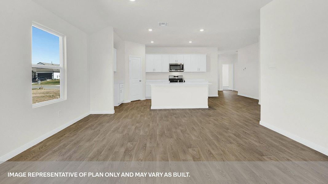 Spacious, unfurnished interior of a new home in Paramount, Kyle (Image 22).