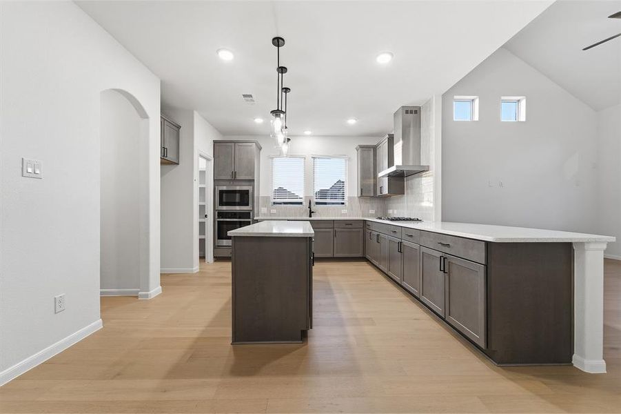 Furnished interior view inside a new home in Green Meadows, Celina (Image 3).