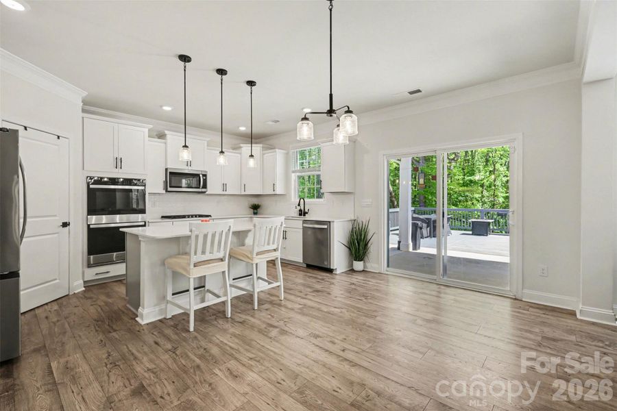Furnished interior view inside a new home in Falls Cove, Troutman (Image 9).