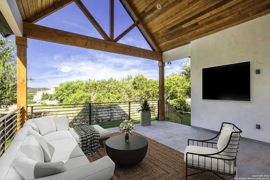 Furnished interior view inside a new home in , San Antonio (Image 12).