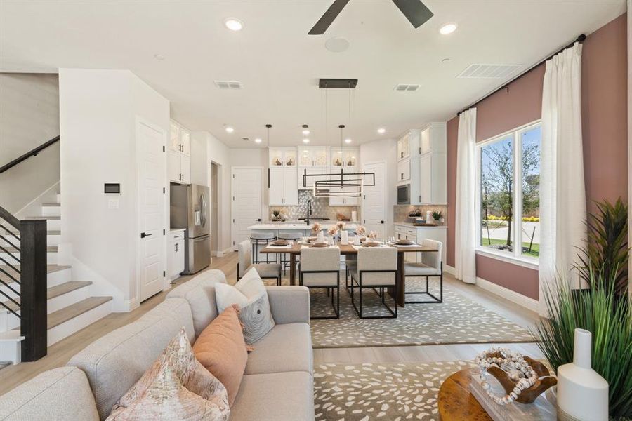 Furnished interior view inside a new home in , McKinney (Image 15).