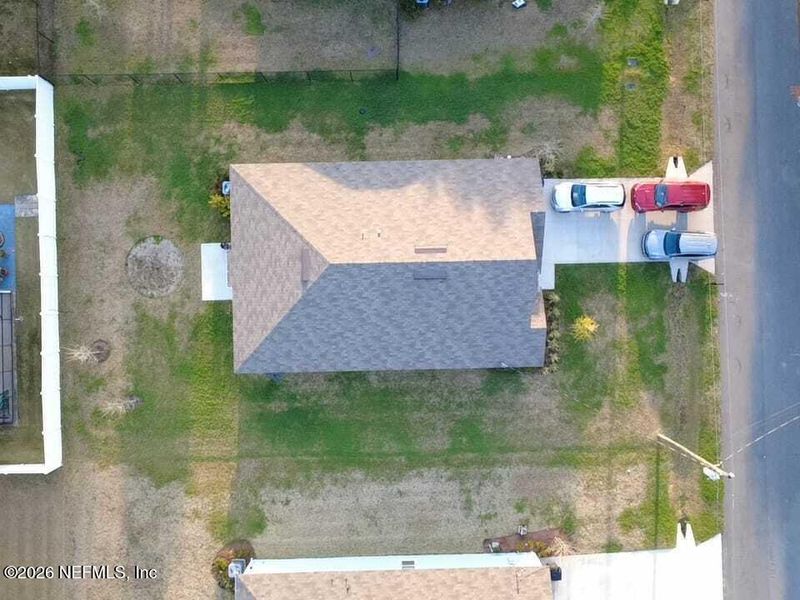 Exterior details and patio area of a home in Palm Coast Homesites, Palm Coast (Image 4).