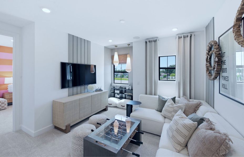 Representative furnished interior of a home built from the Imperial by Pulte Homes in Grandura, Sarasota (Image 29). Representative furnished interior of a home built from the Imperial by Pulte Homes in Grandura, Sarasota (Image 29).