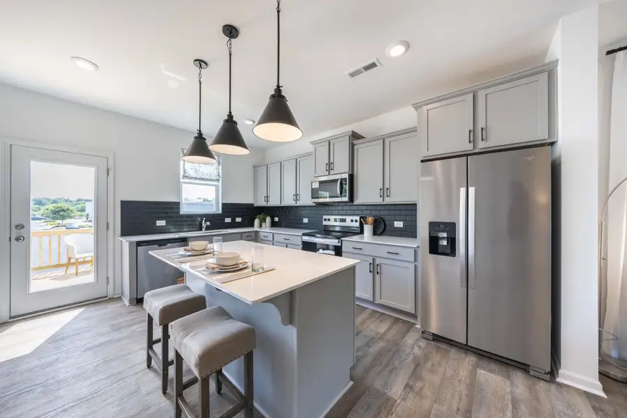 Furnished interior view inside a new home in Towns at Cliffwood (Condos), Concord (Image 2).