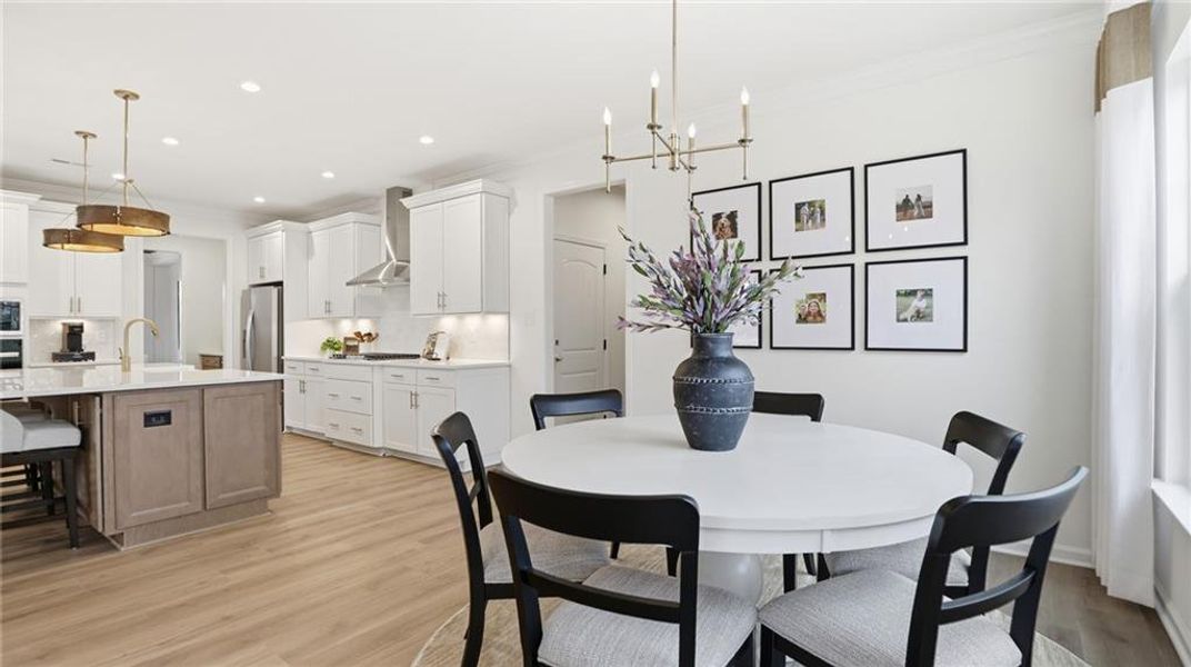 Furnished interior view inside a new home in , Dawsonville (Image 37).