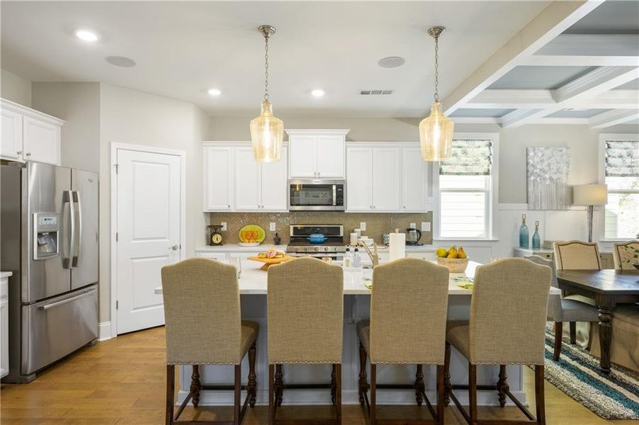 Furnished interior view inside a new home in , Gainesville (Image 16).