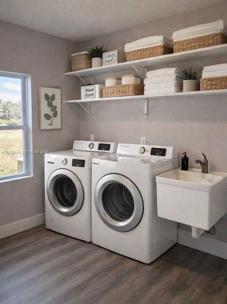 Furnished interior view inside a new home in , Sebring (Image 7).