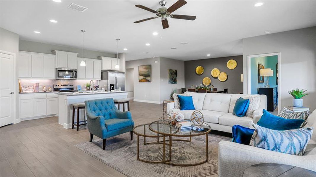 Furnished interior view inside a new home in Parkerville Meadows, DeSoto (Image 29).