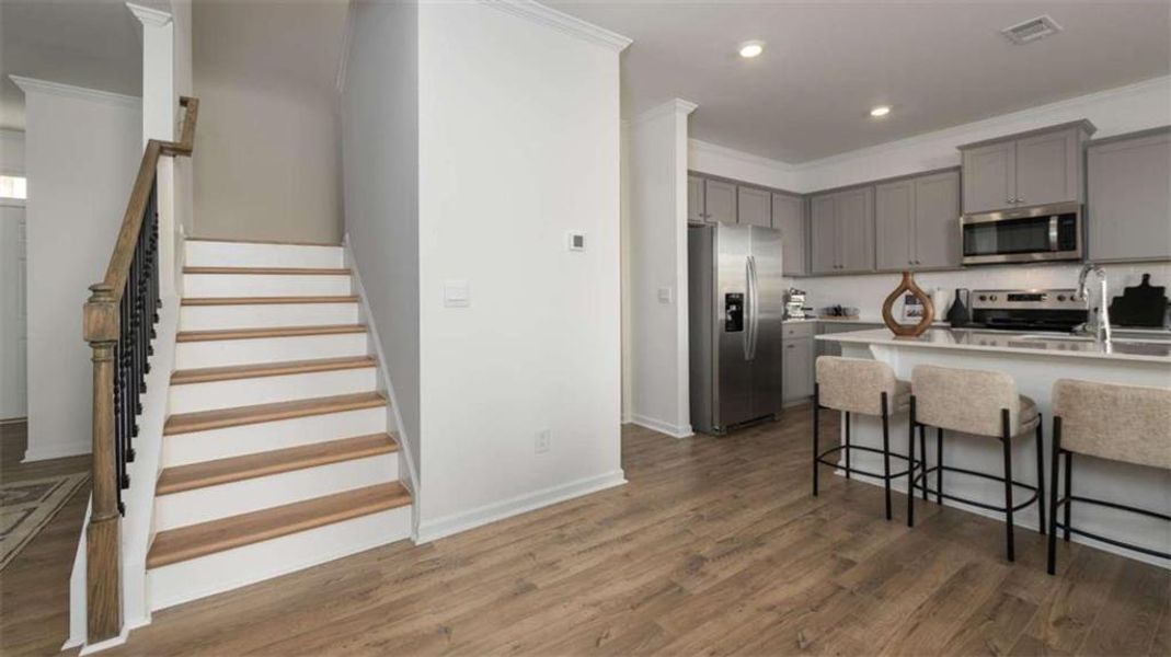 Furnished interior view inside a new home in Rosewood Farms, Acworth (Image 27).
