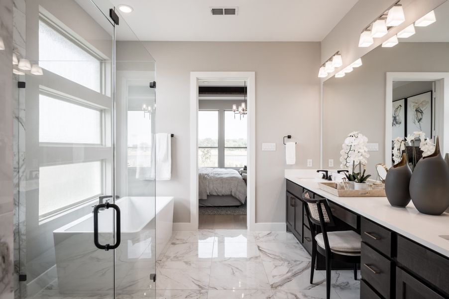 Representative furnished interior of a home built from the Fulbright by Tri Pointe Homes in Pecan Ridge, Fulshear (Image 34). Representative furnished interior of a home built from the Fulbright by Tri Pointe Homes in Pecan Ridge, Fulshear (Image 34).