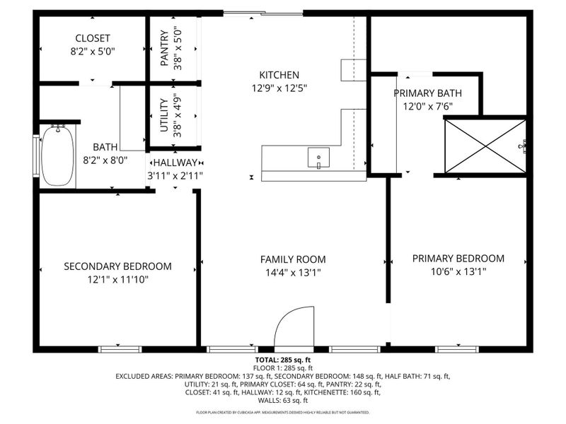 2D floor plan layout of this home in , San Leon, TX (Image 3).