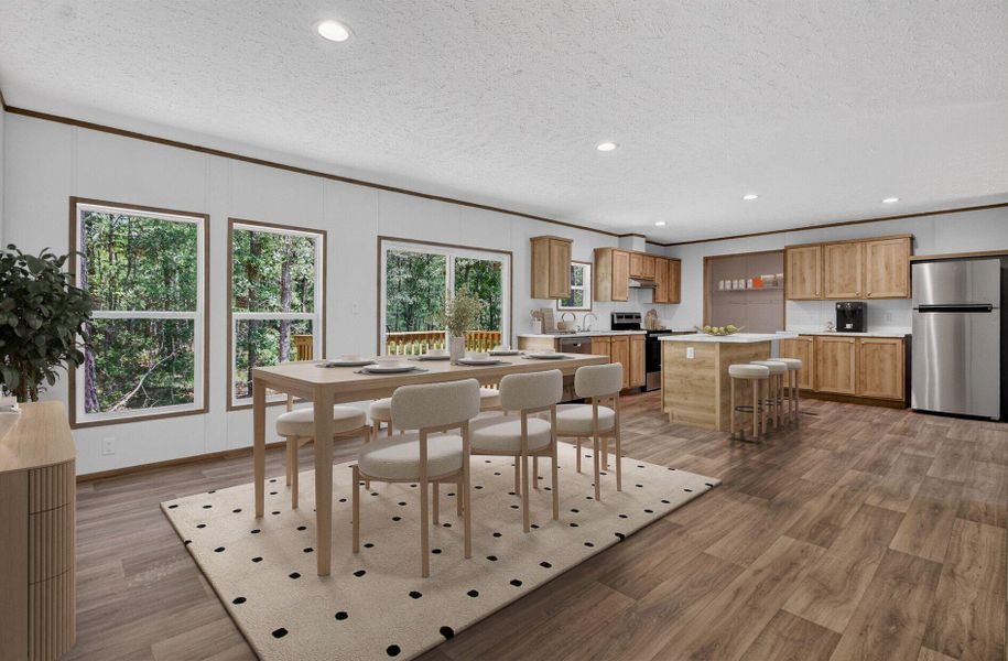 Furnished interior view inside a new home in , Walterboro (Image 23).