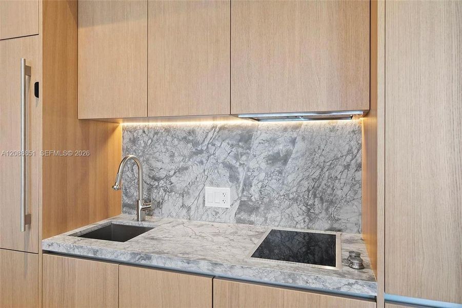 Close-up of interior finishes inside a home in , Miami Beach (Image 18). Close-up of interior finishes inside a home in , Miami Beach (Image 18).