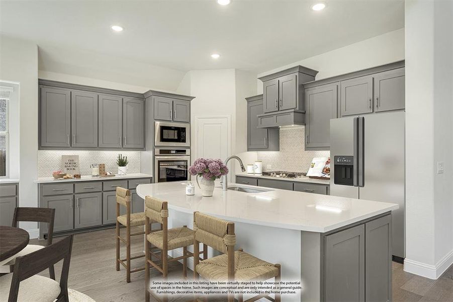 Furnished interior view inside a new home in Legacy Ranch Classic 60, Melissa (Image 14).