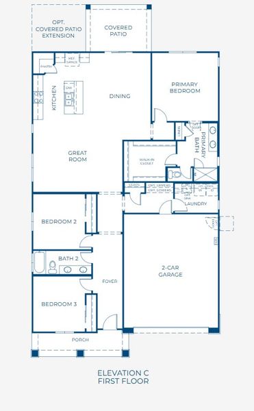 2D floor plan layout for the Plan 4001 by Risewell Homes in Teravalis, Buckeye, AZ (Image 3). 2D floor plan layout for the Plan 4001 by Risewell Homes in Teravalis, Buckeye, AZ (Image 3).