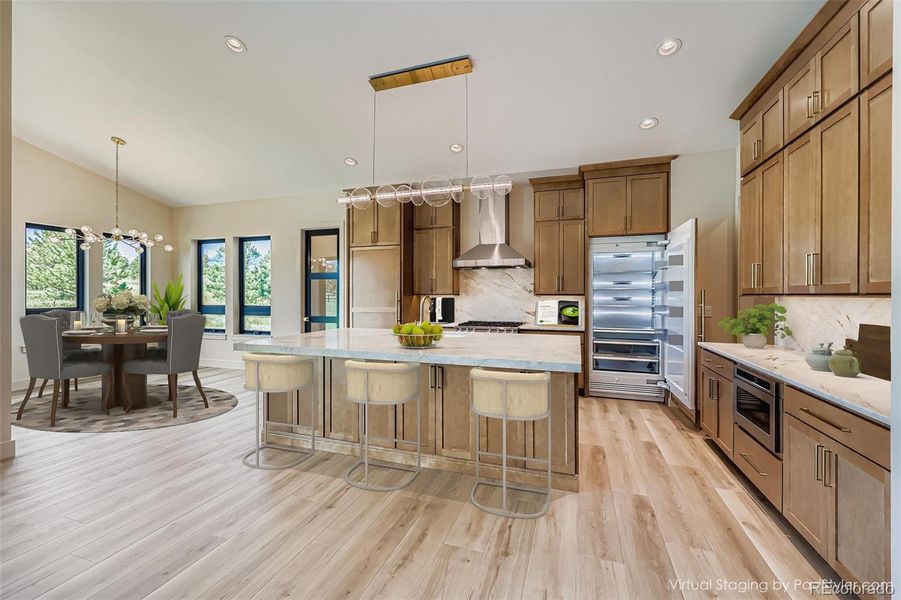 Furnished interior view inside a new home in , Colorado Springs (Image 6). Furnished interior view inside a new home in , Colorado Springs (Image 6).