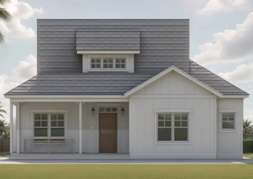 2D floor plan layout of this home in Osprey Landing, Southport, NC (Image 4).