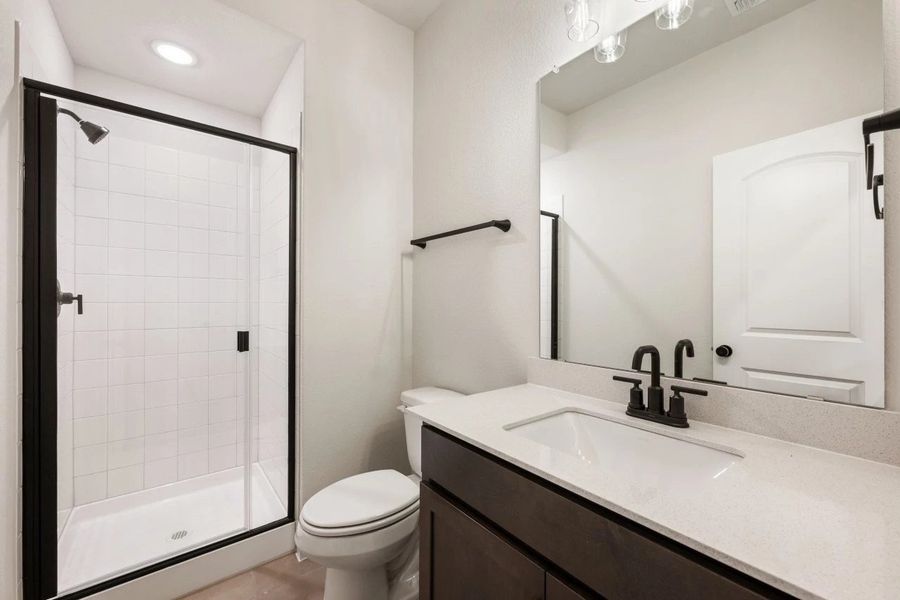 Furnished interior view inside a new home in Patterson Ranch, Georgetown (Image 19).
