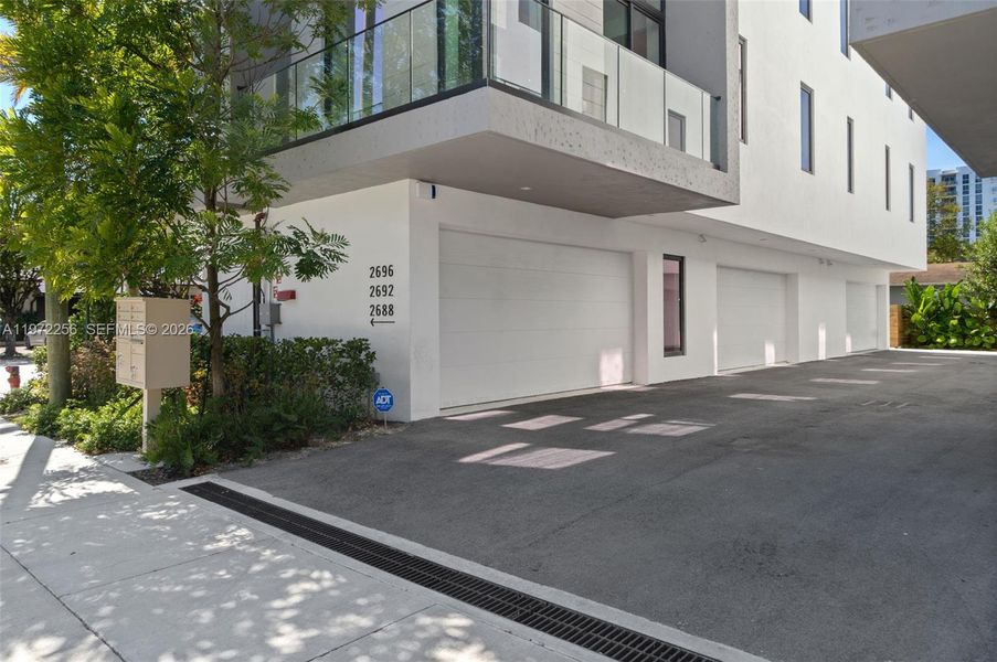 Exterior details and patio area of a home in , Miami (Image 21). Exterior details and patio area of a home in , Miami (Image 21).