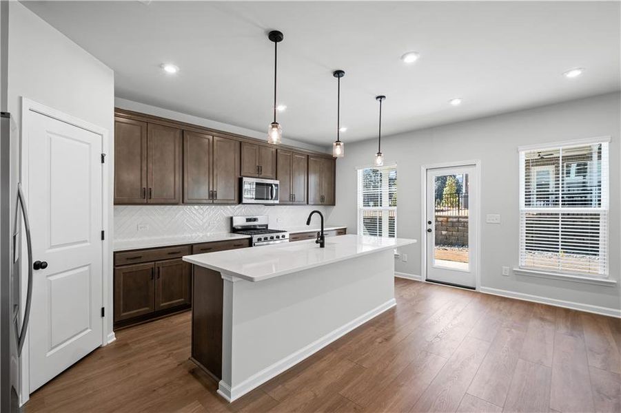 Furnished interior view inside a new home in Adler Springs, Powder Springs (Image 3).
