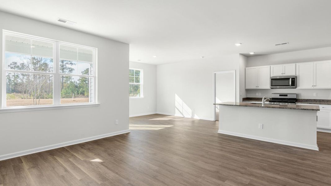 Representative unfurnished interior of a home built from the ARIA by D.R. Horton in Vineyard Trail, Jacksonville (Image 13). Representative unfurnished interior of a home built from the ARIA by D.R. Horton in Vineyard Trail, Jacksonville (Image 13).
