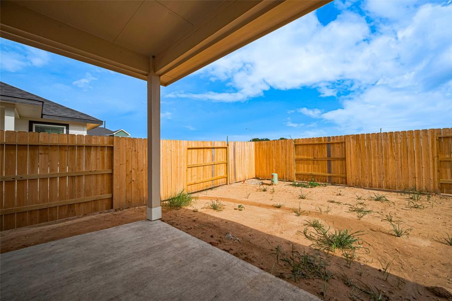 Exterior details and patio area of a home in La Segarra, Brookshire (Image 25). Exterior details and patio area of a home in La Segarra, Brookshire (Image 25).